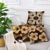 Outdoor Cushion Covers, Burnt Orange Floral, 45 x 45 cm, Set of 4 view 2