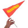 Mipcase Bicycle Flag for Increased Visibility, Tear-Resistant Warning Flag Compatible with Kids' Bicycles, Go-Karts and Trailers, Weather-Resistant Safety Flag for Outdoor Riding view 4