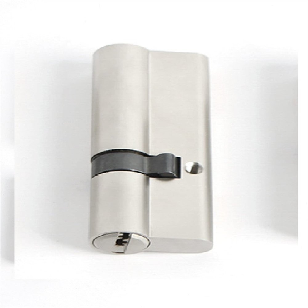 ZBORAVPIX Door Cylinder Barrel Lock, C-Grade Brass Lock Cylinder, 75 mm (37.5 + 37.5), 10 Keys
