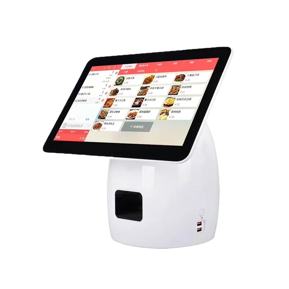 15.6-Inch Monitor POS Cash Register, All-in-One Restaurant POS System HS-C88, Long Service Life (A)