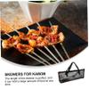 TOYANDONA Reusable Stainless Steel Grill Skewers with Wooden Handles view 3