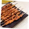TOYANDONA Reusable Stainless Steel Grill Skewers with Wooden Handles view 4