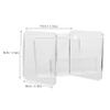 OSALADI Acrylic Business Card Holder for Desk view 2