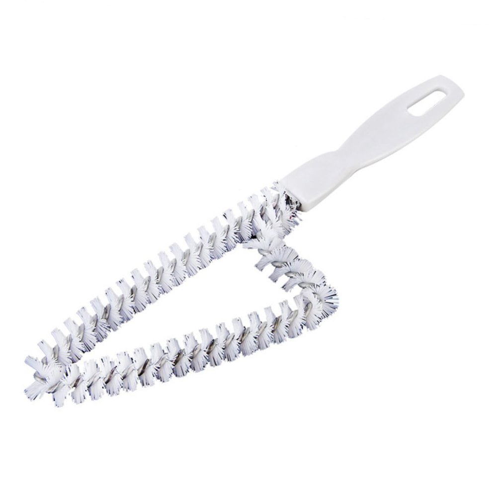 WRITWAA Practical Household Cleaning Brush with Long Handle, Plastic Groove Brush