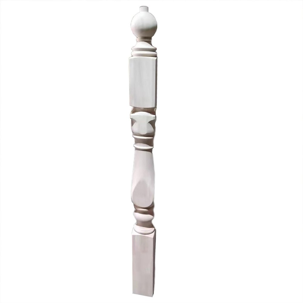 Oracra 6-Pack Stair Balusters, Unpainted Solid Wood, 90/95 cm