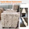 Oracra 6-Pack Stair Balusters, Unpainted Solid Wood, 90/95 cm view 2