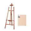 CONGRUI Easel for Painting and Presentations, Basswood, Adjustable Height and Legs, Drawing Board, Wedding and Field Use view 1