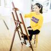 CONGRUI Easel for Painting and Presentations, Basswood, Adjustable Height and Legs, Drawing Board, Wedding and Field Use view 3