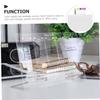 Uonlytech Transparent Acrylic Memo Board, 9-Piece Set with Whiteboard Markers and Magnetic Pins, Erasable Writing Boards for Home and Office view 3