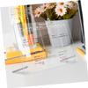 Uonlytech Transparent Acrylic Memo Board, 9-Piece Set with Whiteboard Markers and Magnetic Pins, Erasable Writing Boards for Home and Office view 4