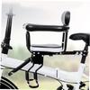 KOMBIUDA Front-Mounted Baby Bike Seat, Black, Steel view 4