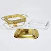 WOTZOV 1.8 L Stainless Steel Chafing Dish Buffet Warmer Set, Gold view 3