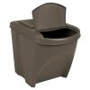Pilipane Stackable Trash Bins, 3 pcs., Gray, 75 L, Polypropylene view 3