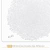 QUARKZMAN 2,000-Piece 2 mm Clear White Glass Bead Set for Jewelry Making view 3