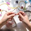 QUARKZMAN 2,000-Piece 2 mm Clear White Glass Bead Set for Jewelry Making view 4