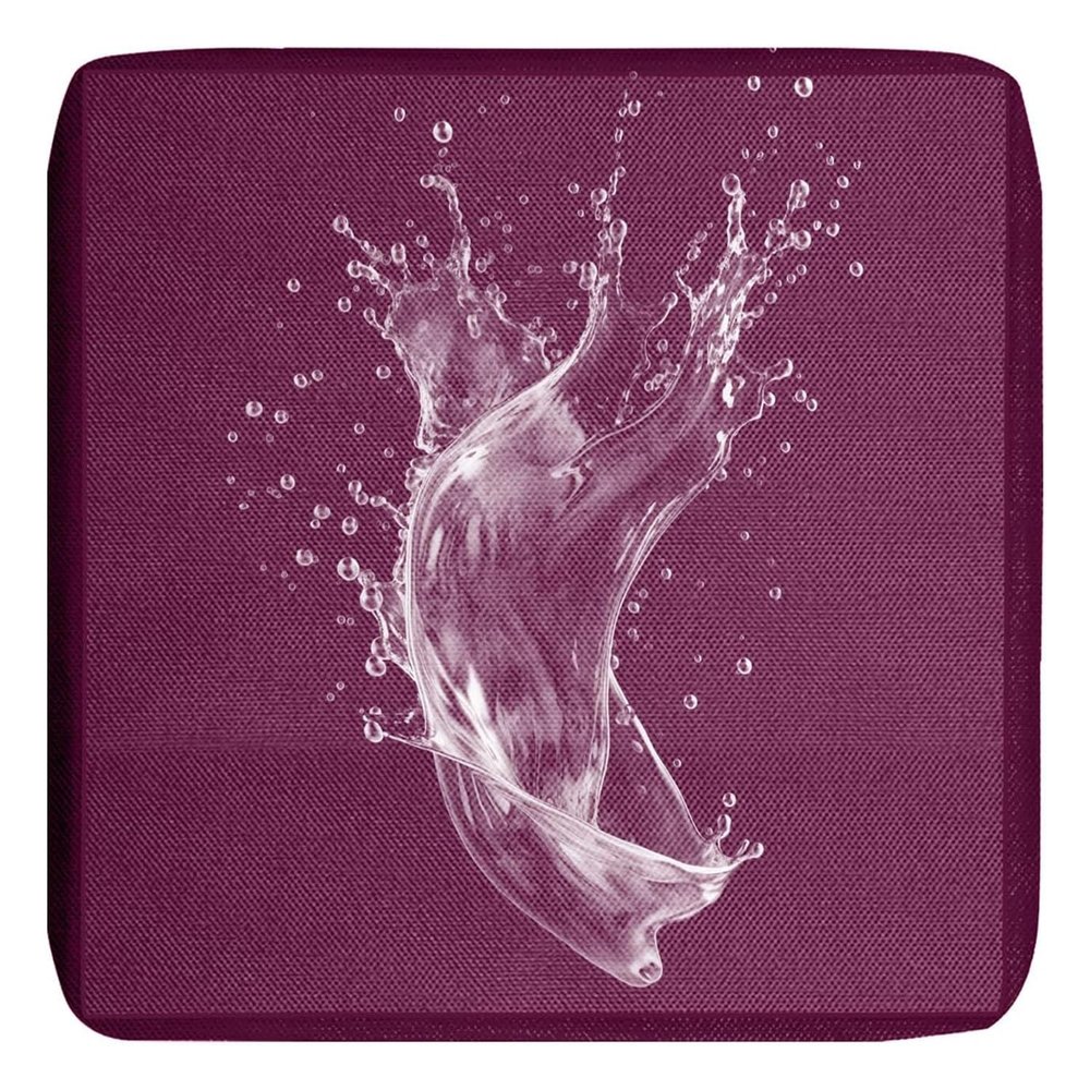 JORTUIO Outdoor Sofa Seat Cushion Cover, Zippered, Purple, 50 x 45 x 10 cm, 1 pc