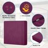 JORTUIO Outdoor Sofa Seat Cushion Cover, Zippered, Purple, 50 x 45 x 10 cm, 1 pc view 3