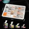 YUTICAT Bead Organizer Box with 50 Removable Clear Containers view 3