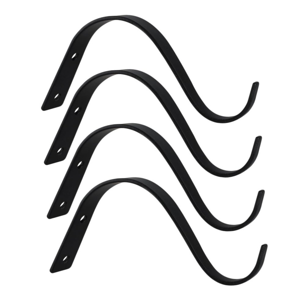Warmhm 4-Piece S-Shaped Hanging Plant Pot Hooks