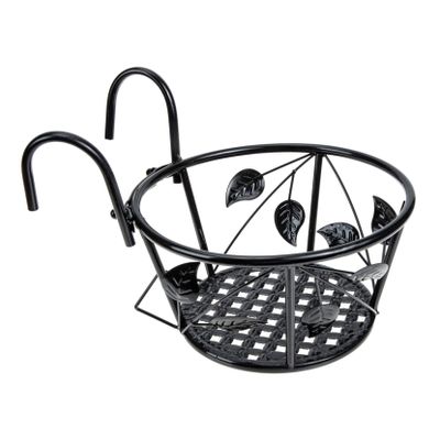 TOYANDONA Black Iron Hanging Plant Stand
