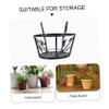 TOYANDONA Black Iron Hanging Plant Stand view 3