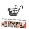 TOYANDONA Black Iron Hanging Plant Stand view 4