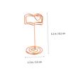 6-Piece Metal Book-Shaped Photo Holders for Cards and Tickets view 4