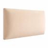 Angelo Wall Cushion, 3D Wall Panel Bed Cushion, Beige, 90 x 40 cm view 1