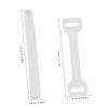 100 PE Carry Handles for Cartons, White, Reusable view 2