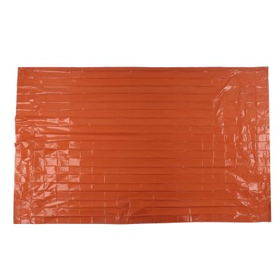 Pilipane Emergency Blanket, Windproof, Waterproof, Thermal Blanket for Outdoor, Camping and Hiking, Orange, Durable PET Film Coating, 210 x 130 cm, Lightweight, Reflective