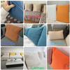 80 x 80 Seersucker Pillowcase Set of 2, Gray/White Christmas and Decorative Cushion Covers in Multiple Sizes view 2