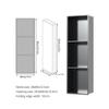 AYVADA Stainless Steel Wall Niche with LED Light, Integrated Shower Shelf, No Tiling Required, Gray, 90 x 28 x 12.5 cm view 3