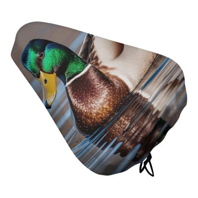 Mallard Duck Bicycle Seat Cover, Waterproof with Drawstring