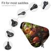 Bicycle Seat Cover, Colorful Fruit and Vegetable Design, Waterproof with Drawstring view 3
