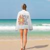Yelolyio It's In My DNA Macedonia Flag Fingerprint Beach Towel, Quick-Drying Microfiber Pool Towel, 31 x 51 in view 2