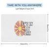 Yelolyio It's In My DNA Macedonia Flag Fingerprint Beach Towel, Quick-Drying Microfiber Pool Towel, 31 x 51 in view 3