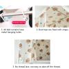 HAJHI Printed Bunk Bed Curtains, Blackout Privacy Set with Shelf, 1.2 m, Bear B view 2