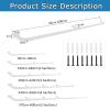 Indoor & Outdoor Stair Handrail, Wall-Mounted White Railing for Stairs view 2