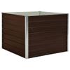 Xichuzi Brown Raised Garden Bed, 100 x 100 x 77 cm, Galvanized Steel - 45712 view 3