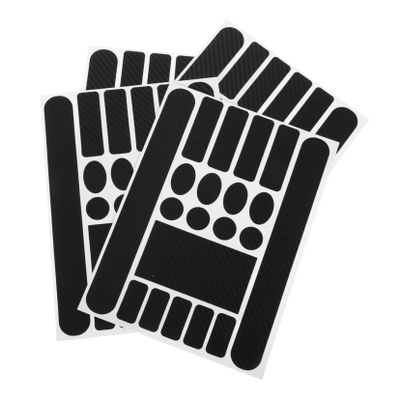Abaodam 4-Sheet Bicycle Frame Protection Stickers, Scratch-Resistant Frame Tape for Road and Mountain Bikes