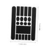 Abaodam 4-Sheet Bicycle Frame Protection Stickers, Scratch-Resistant Frame Tape for Road and Mountain Bikes view 2