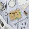 Personalized Wooden Spirit Level Bottle Opener Keychains for Dad, 2-Piece Set view 4