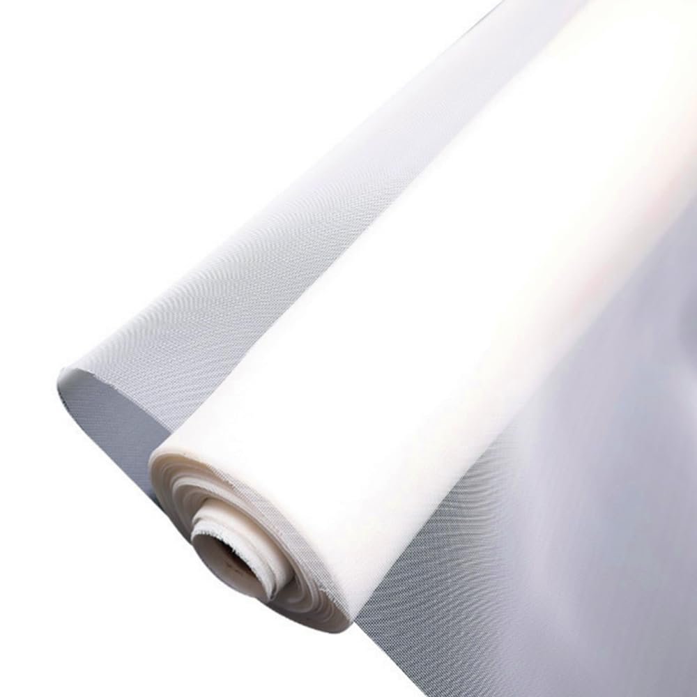 VDCVADKYE Fine Nylon Filter Mesh, 30500 Mesh Fine-Mesh Screen Material, White Nylon Netting (40 Mesh, 1 m x 1 m)