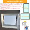 Valdoza Skylight and Roof Window with Gas Spring, Tempered Glass Roof Hatch, Remote Control and Rain Sensor, Gray, 50 x 100 cm (19.7 view 4