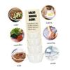 VINTORKY 4-Piece Set of Thick-Walled Clear Glass Bowls view 2