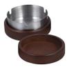 SAFIGLE 5-Pack Portable Wooden Ashtrays with Lids view 2