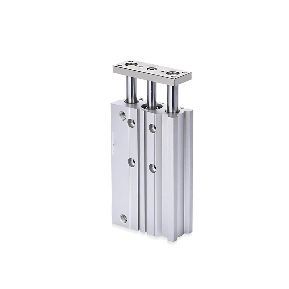 XFMZFUBD PM12/16/20/25/32/40 Pneumatic Compact Guide Air Cylinder, 10/20/30/40/50/75/100/125/150/200 mm Stroke (40 mm Stroke, 12 mm Bore)