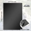 Durable Flexible Pond Liner, 3 x 3 m and 18 x 100 cm, 0.2 mm Thick, Black Waterproof Membrane view 2