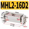 XFMZFUBD MHL2 Double-Acting Pneumatic Cylinder T-Type Air Gripper, MHL2-16D2 view 2