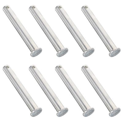 Scaffold Locking Bolt M8 x 75, Replacement, 1 Set, Silver Metal